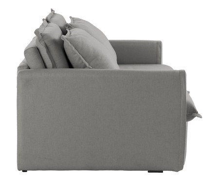 Sofá Eros em Linhão Cinza | Westwing