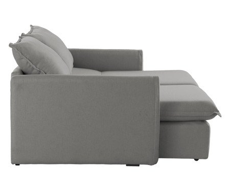 Sofá Eros em Linhão Cinza | Westwing