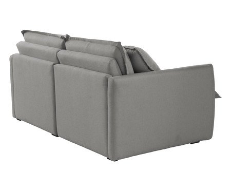 Sofá Eros em Linhão Cinza | Westwing