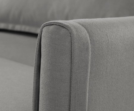 Sofá Eros em Linhão Cinza | Westwing