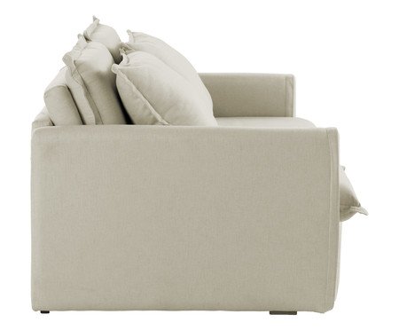 Sofá Eros em Linhão Off-White | Westwing