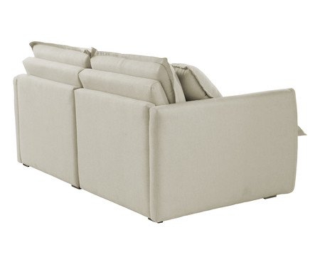 Sofá Eros em Linhão Off-White | Westwing