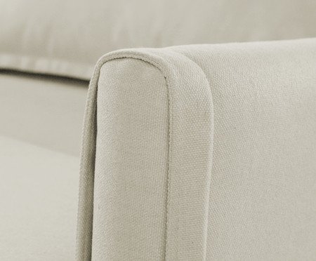 Sofá Eros em Linhão Off-White | Westwing