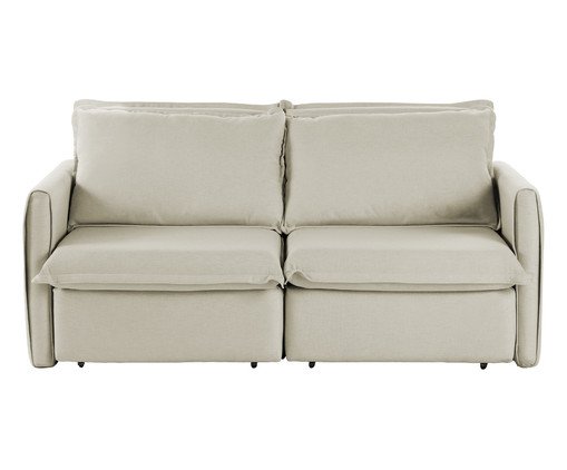 Sofá Eros em Linhão Off-White, multicolor | WestwingNow