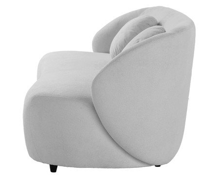 Sofá Apolo em Boucle Cinza | Westwing