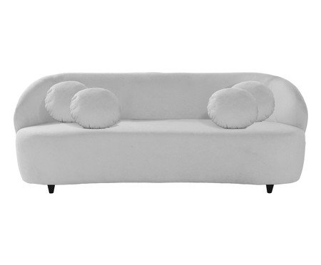 Sofá Apolo em Boucle Cinza | Westwing