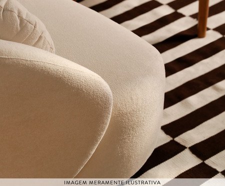 Sofá Apolo em Boucle Cinza | Westwing