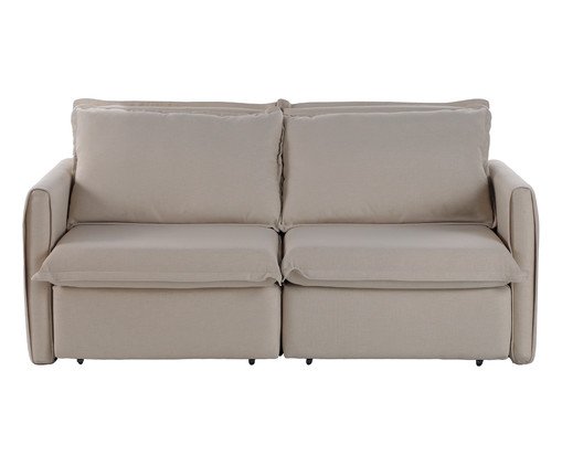 Sofá Eros em Linhão Bege, multicolor | WestwingNow