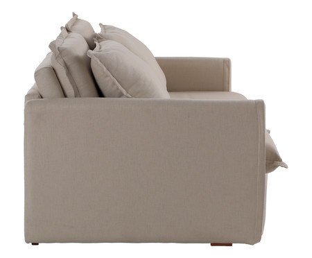 Sofá Eros em Linhão Bege | Westwing