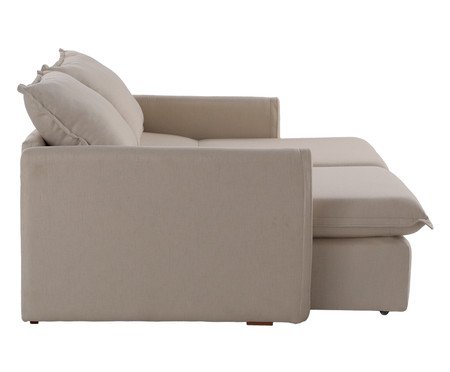 Sofá Eros em Linhão Bege | Westwing