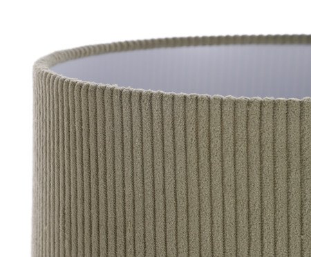 Luminária de Mesa em Veludo Cordy Verde Oliva | Westwing