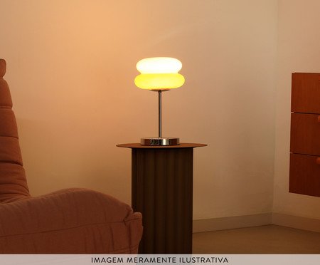 Luminária de Mesa Aura Amarela | Westwing