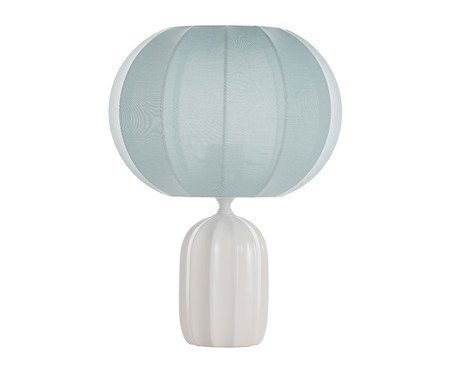 Luminária de Mesa Lúmen Verde Menta e Branca | Westwing