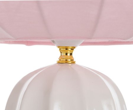 Luminária de Mesa Lúmen Rosa e Branca | Westwing
