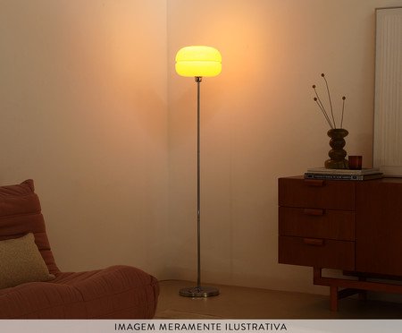 Luminária de Chão Solea Amarela | Westwing