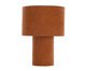 Luminária de Mesa em Veludo Cordy Terracota, Terracotta | WestwingNow