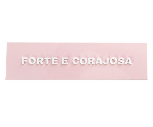 Placa Decorativa em Acrílico 