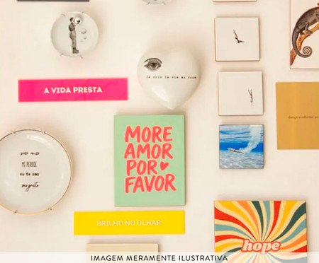 Placa Decorativa em Acrílico 