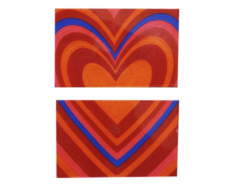 Jogo de Azulejos Decorativo Coração Que Vibra | Westwing