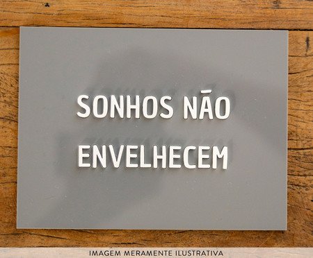 Placa Decorativa em Acrílico 