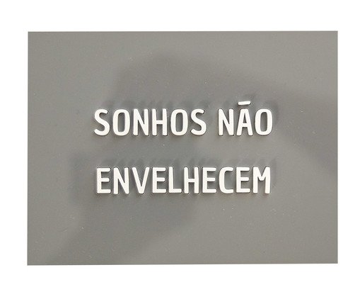 Placa Decorativa em Acrílico 
