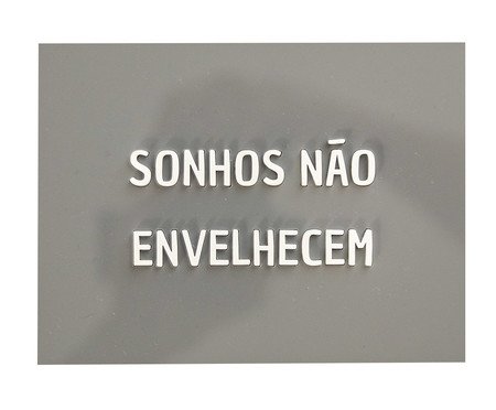Placa Decorativa em Acrílico 