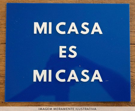Placa Decorativa em Acrílico 