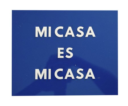 Placa Decorativa em Acrílico 