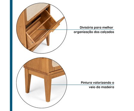 Sapateira Viena Mel Madeira | Westwing