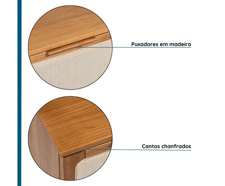 Balcão Viena Mel Madeira | Westwing