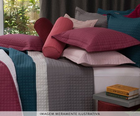 Capa de Almofada Rolinho Plaza Rosê | Westwing