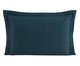 Porta-Travesseiro Plaza Matelado com Abas Azul Petróleo, blue | WestwingNow