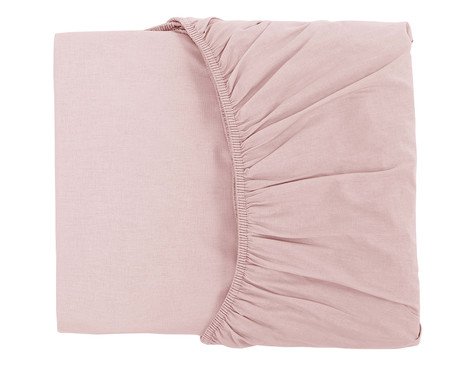 Lençol Inferior Unique Rosa Chá 200 Fios | Westwing