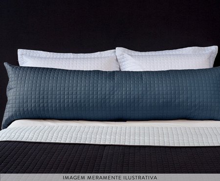 Porta-Travesseiro Abraço Plaza Azul Pretróleo | Westwing