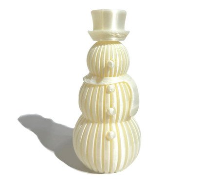 Adorno Decorativo Boneco de Neve Branco Perolado | Westwing