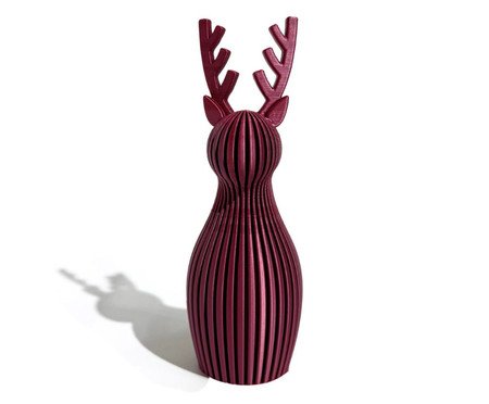 Adorno Decorativo Rena Contemporânea Vermelho Marsala | Westwing