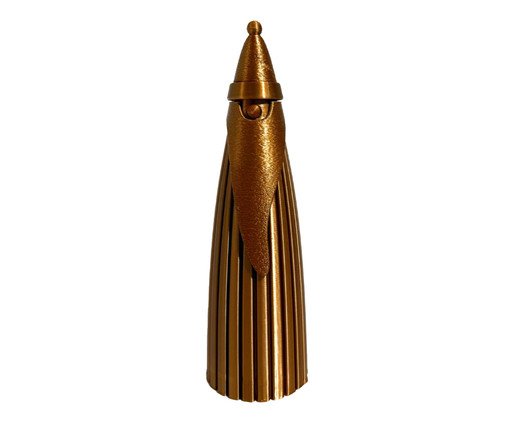 Adorno Decorativo Natal Elegante Papai Noel Cobre, Cobre | WestwingNow