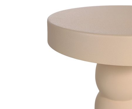 Mesa Lateral de Metal Thaly Off-White | Westwing