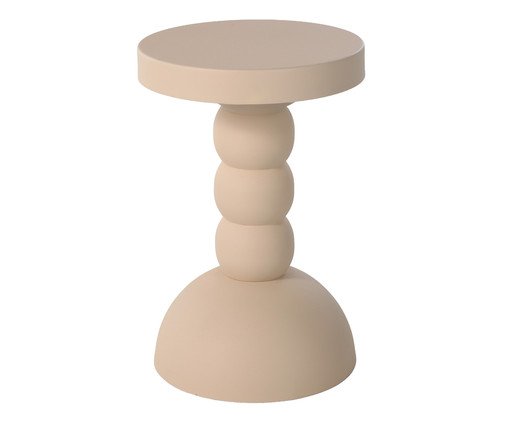 Mesa Lateral de Metal Thaly Off-White, white,multicolor | WestwingNow