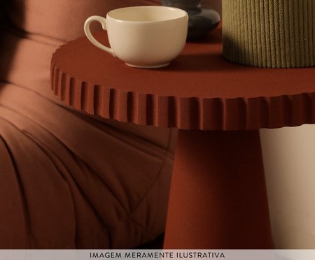 Mesa Lateral de Metal Rhea Terracota | Westwing