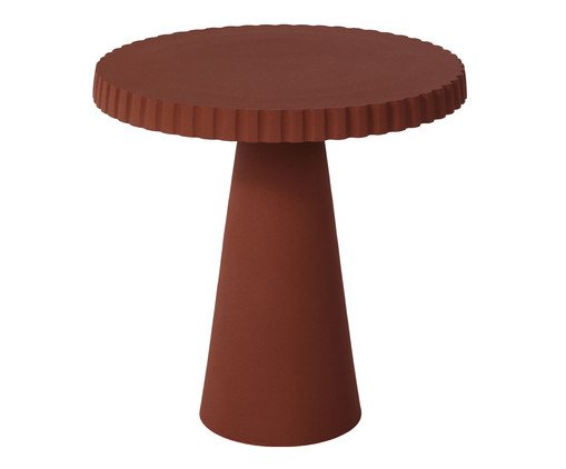 Mesa Lateral de Metal Rhea Terracota, red,multicolor | WestwingNow