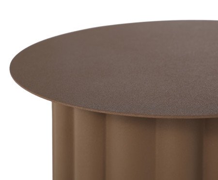 Mesa Lateral de Metal Syra Marrom | Westwing