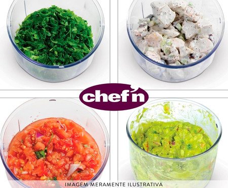 Processador de Alimentos Manual com Tampa Che'f | Westwing