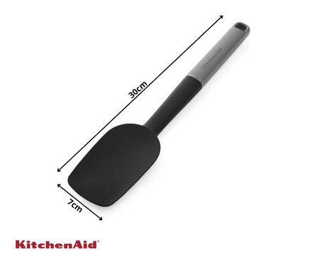 Espátula Clássica em Silicone Kitchenaid Cinza | Westwing