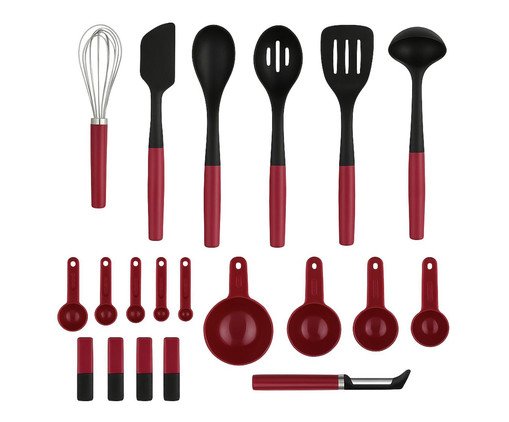Jogo de Utensílios para Cozinha Kitchenaid Vermelho, red | WestwingNow