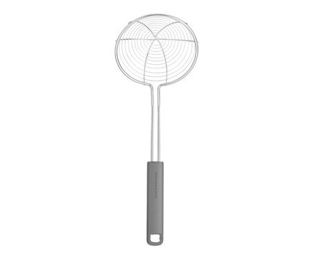 Escumadeira para Fritura em Aço Inox Kitchenaid Cinza | Westwing