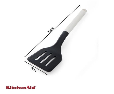 Espátula Perfurada em Nylon Kitchenaid Branca | Westwing