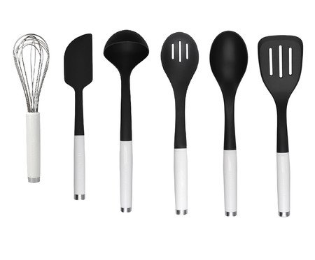 Jogo de Utensílios para Cozinha Kitchenaid Branco | Westwing