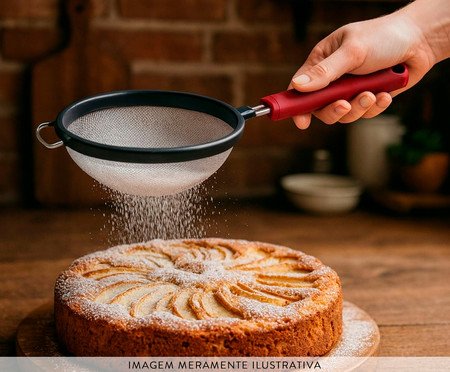 Peneira em Aço Inox Prática Kitchenaid Vermelho | Westwing