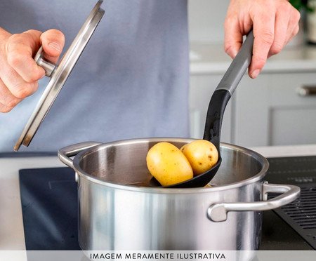 Colher Perfurada em Nylon para Servir Kitchenaid Cinza | Westwing